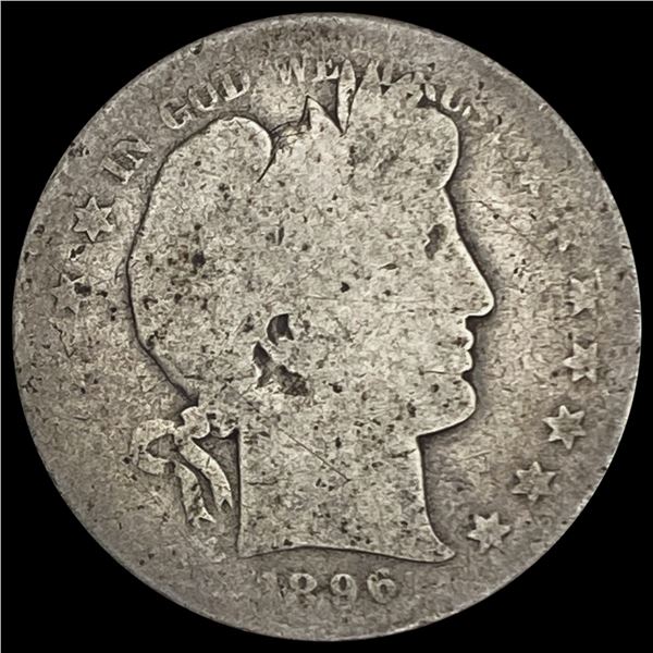 1896-S Barber Quarter NICELY CIRCULATED