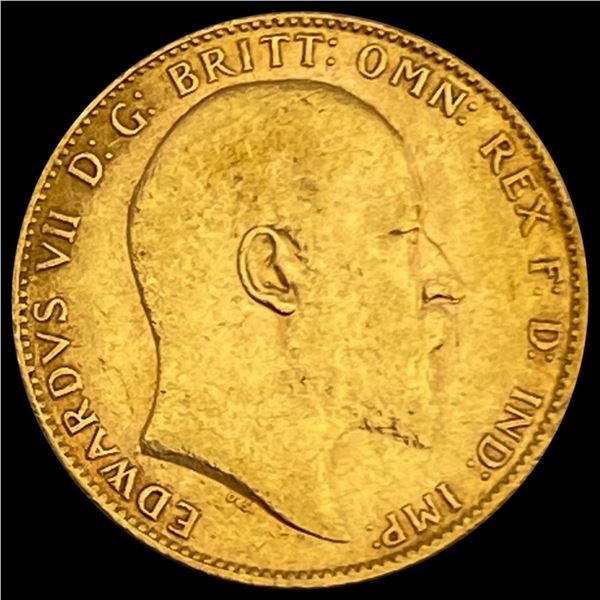 1904 Gold Sovereign .2355oz AGW UNC