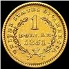 Image 2 : 1851 Liberty Head Gold Dollar UNCIRCULATED