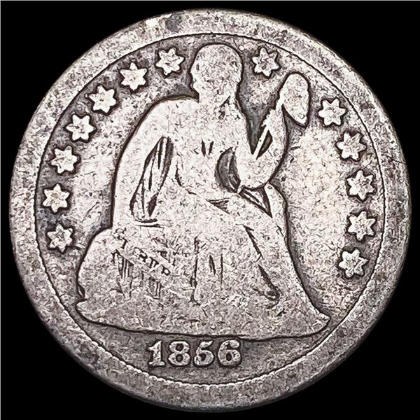 1856-O Seated Liberty Dime NICELY CIRCULATED