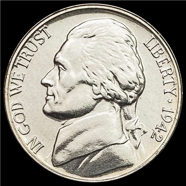 1942-P T2 Silver Jefferson Nickel GEM PROOF