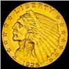 1925-D Indian Head $2.50 Gold Quarter Ea UNCIRCULATED