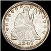 Image 1 : 1847 Seated Liberty Quarter CLOSELY UNCIRCULATED