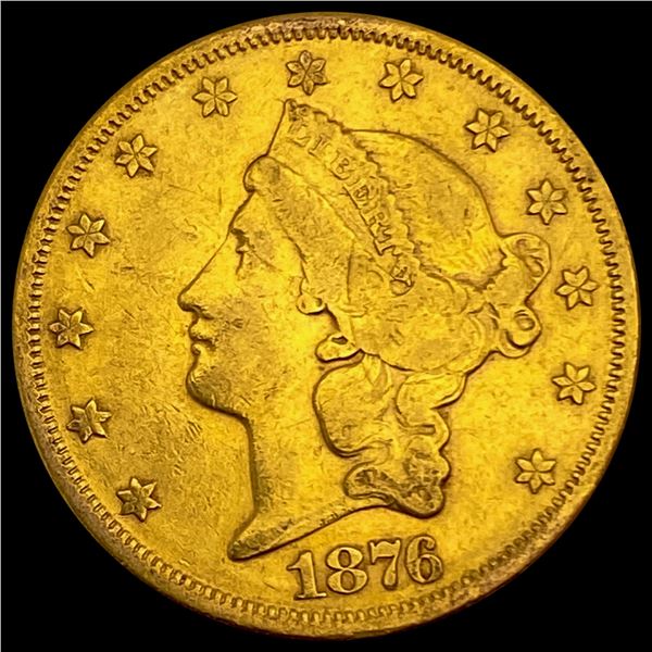 1876 Liberty Head Double Eagle CLOSELY UNCIRCULATED