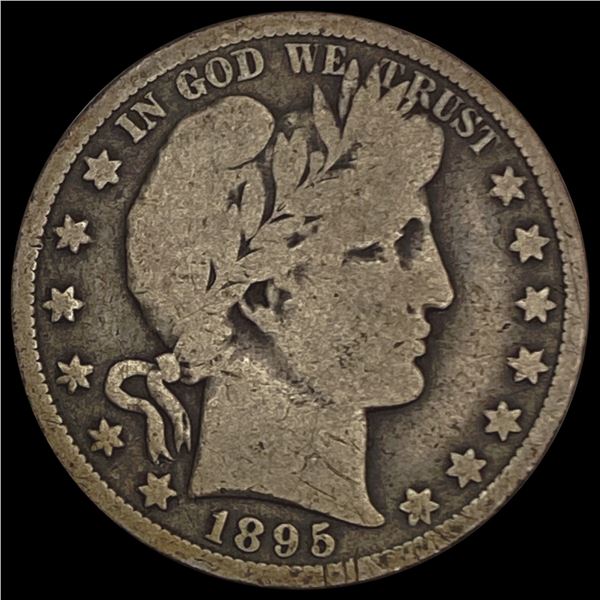 1895-D Barber Half Dollar NICELY CIRCULATED