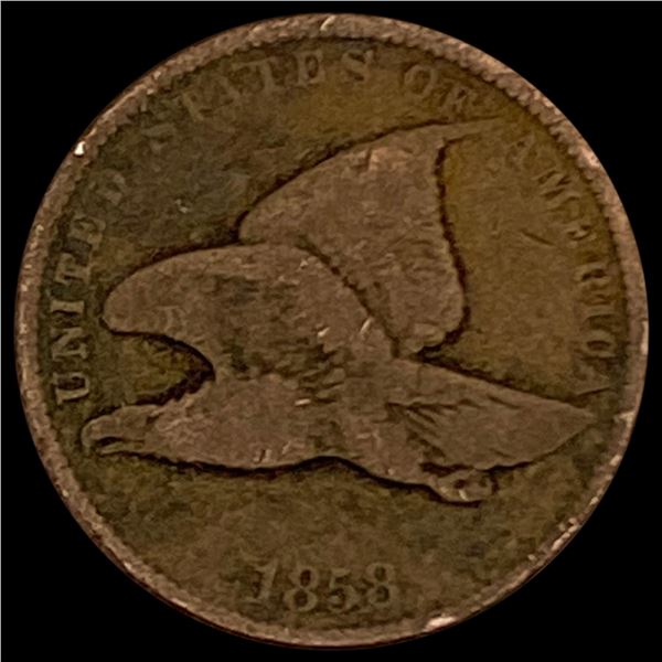 1858 Flying Eagle Cent LIGHTLY CIRCULATED