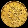 Image 1 : 1852 Liberty Head Gold Quarter Eagle CLOSELY UNCIRCUL