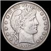Image 1 : 1907 Barber Half Dollar CLOSELY UNCIRCULATED