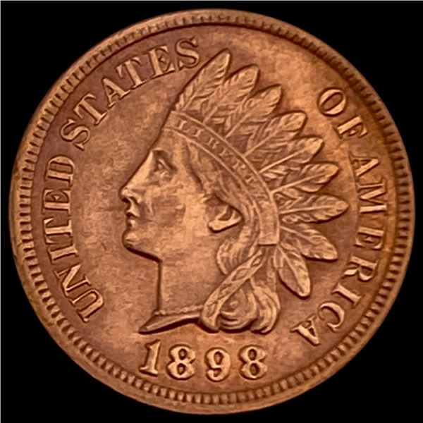 1898 Indian Head Cent GEM BU