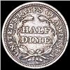 Image 2 : 1853 Seated Liberty Half Dime CLOSELY UNCIRCULATED