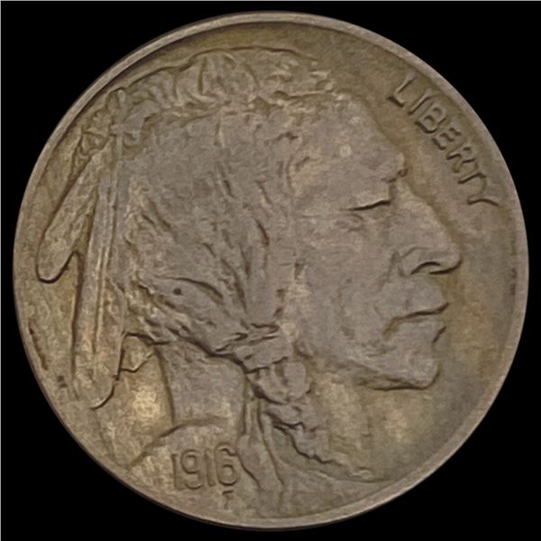 1916 Buffalo Nickel CHOICE AU