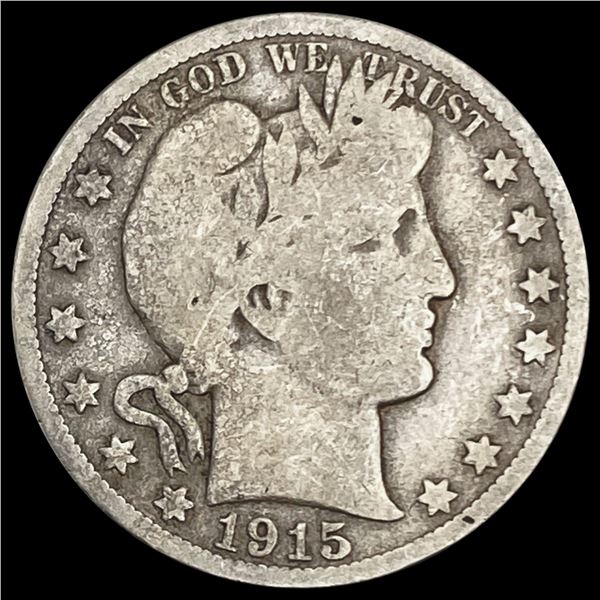 1915 Barber Half Dollar NICELY CIRCULATED