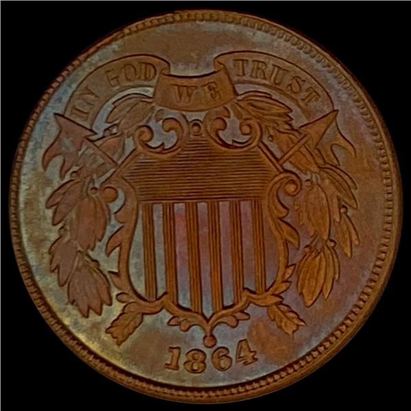 1864 Two-Cent Piece UNCIRCULATED