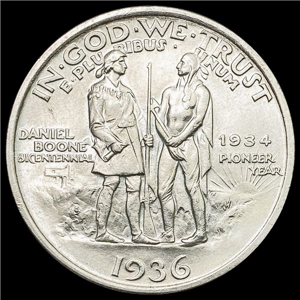 1936 Daniel Boone Bicentennial Half Doll GEM BU