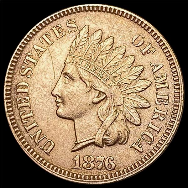 1876 Indian Head Cent CHOICE AU