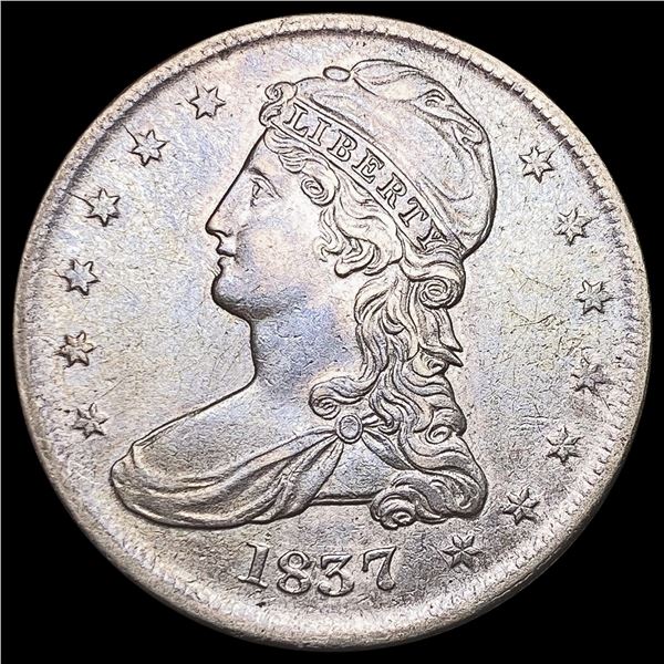 1837 Capped Bust Half Dollar CLOSELY UNCIRCULATED
