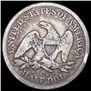 Image 2 : 1853 Arrows Seated Liberty Half Dollar NICELY CIRCULATED