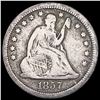 Image 1 : 1857 Seated Liberty Quarter NICELY CIRCULATED