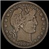Image 1 : 1909 Barber Half Dollar NICELY CIRCULATED