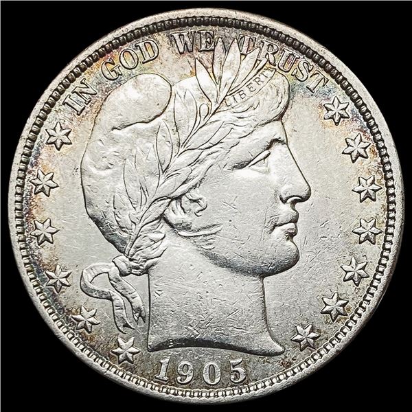 1905-S Barber Half Dollar CLOSELY UNCIRCULATED