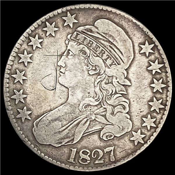 1827 Capped Bust Half Dollar NICELY CIRCULATED