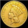 Image 1 : 1874 $3 Indian Princess Head Gold Dollar NEARLY UNCIRCULATED
