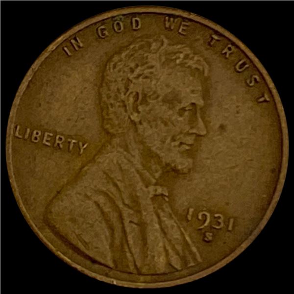 1931-S Lincoln Wheat Cent NEARLY UNCIRCULATED