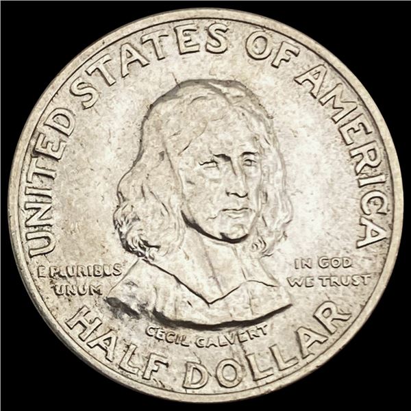 1934 Maryland Tercentenary Half Dollar GEM BU