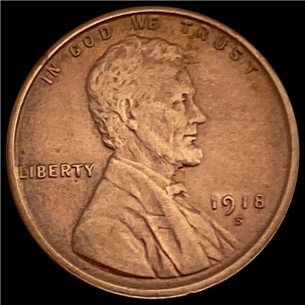 1918-S Lincoln Wheat Cent UNCIRCULATED