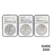 Image 1 : 2015 - 2017 Silver Eagle $1 NGC MS69 [3]