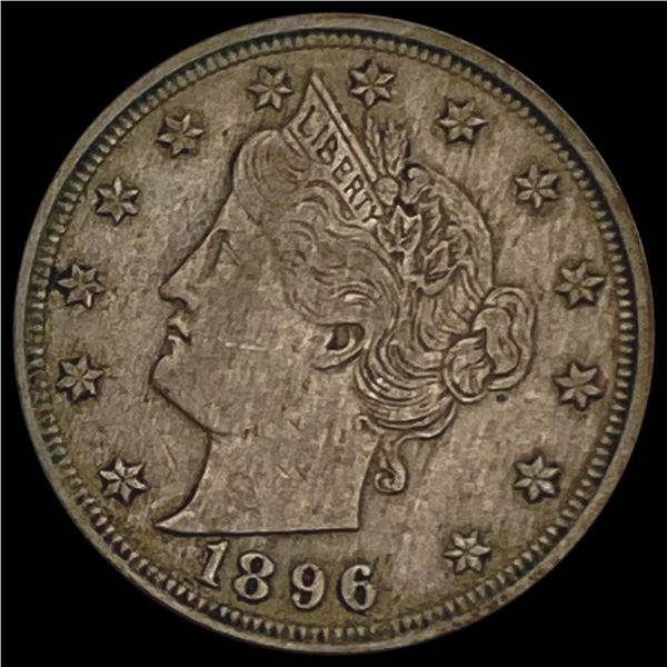 1896 Liberty Head Nickel NEARLY UNCIRCULATED
