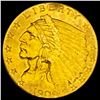 Image 1 : 1909 Indian Head Quarter Eagle CLOSELY UNCIRCULATED