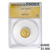 1907 $2.50 Liberty Head Gold ANACS MS63