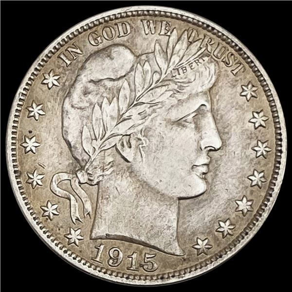 1915-S Barber Half Dollar CLOSELY UNCIRCULATED
