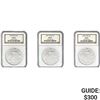 Image 1 : 1998-2002 Silver Eagle[3] NGC MS69