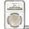 Image 1 : 1883-CC Morgan Silver Dollar NGC MS63