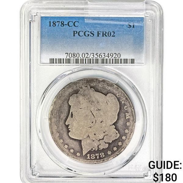 1878-CC Morgan Dollar PCGS FR02