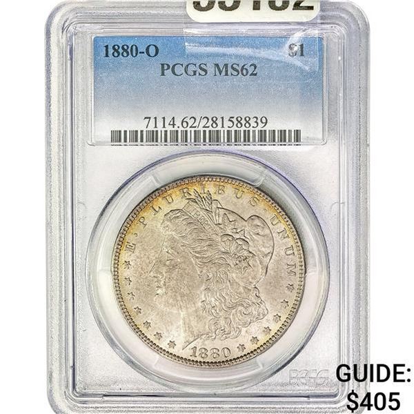 1880-O Morgan Dollar PCGS MS62
