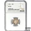 Image 1 : 1921 Mercury Dime NGC VF25