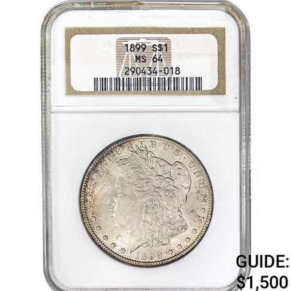 1899 Morgan Silver Dollar MS64