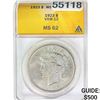Image 1 : 1923 Peace Dollar VAM-12 ANACS MS62
