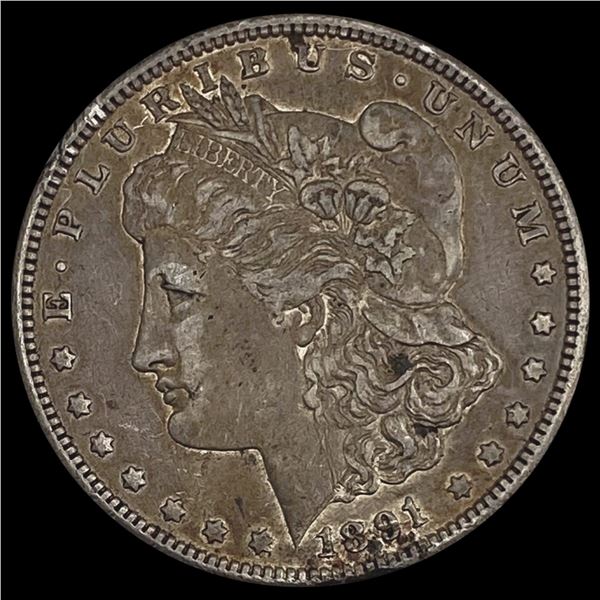 1891-CC Morgan Silver Dollar LIGHTLY CIRCULATED