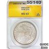 Image 1 : 1921-D Morgan Dollar ANACS MS63