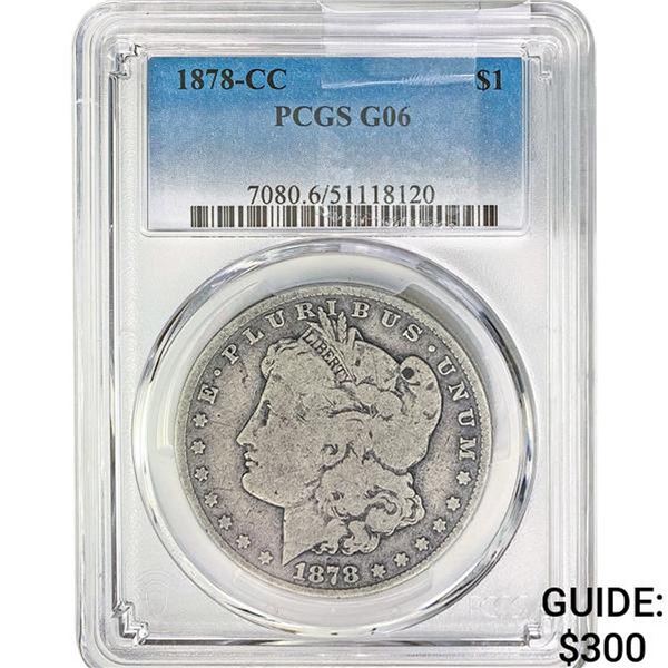 1878-CC Morgan Dollar PCGS G06