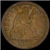 Image 1 : 1856 Seated Liberty Quarter NICELY CIRCULATED