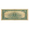 Image 2 : 1923 $5 "PORTHOLE" SILVER CERTIFICATE NOTE VF