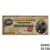 Image 1 : 1882 $20 "GARFIELD" GOLD CERTIFICATE VERY FINE