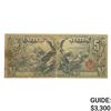 Image 1 : 1896 $5 "EDUCATIONAL" SILVER CERTIFICATE FINE