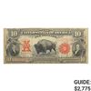 Image 1 : 1901 $10 "BISON" LEGAL TENDER USN VERY FINE
