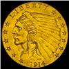 1914 Indian Head $2.50 Gold Quarter Eagl HIGH GRADE